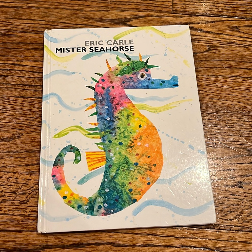 VINTAGE MISTER SEAHORSE BY ERIC CARLE HARDCOVER BOOK